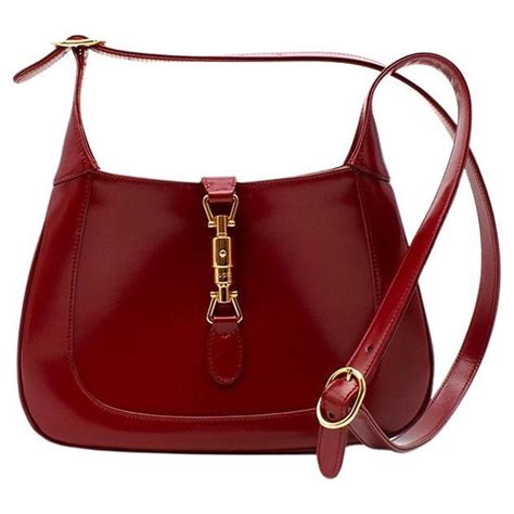 gucci jackie bag burgundy|gucci jackie bags.